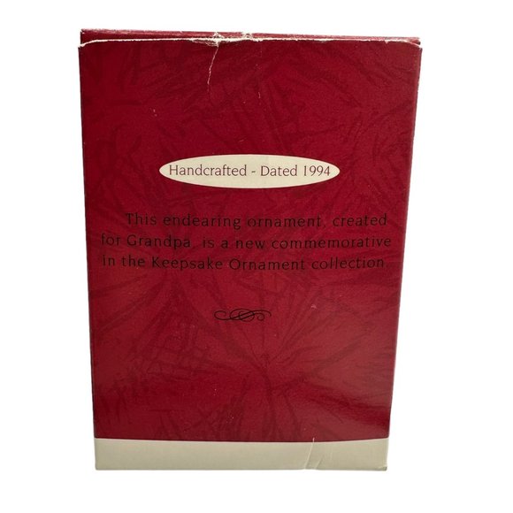 Hallmark Keepsake Owl Ornament Guess Whoo Loves Grandpa Christmas Holiday Decor - Picture 2 of 6